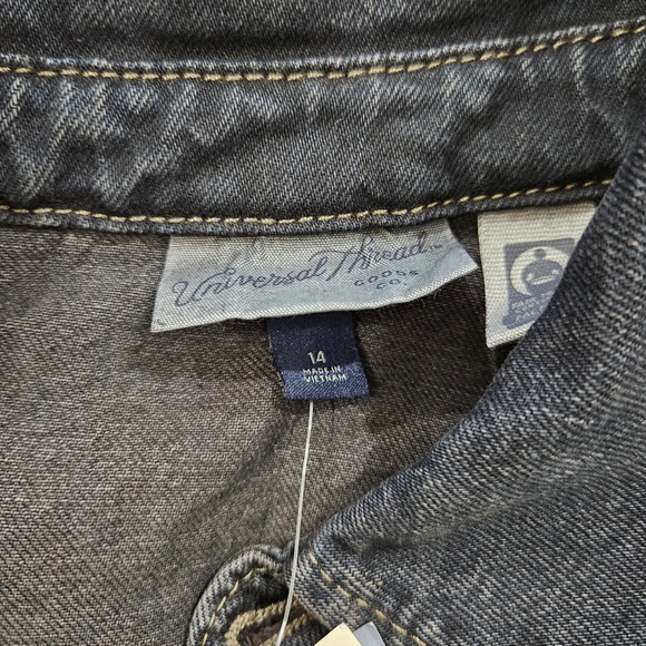 Universal Thread Long Sleeve Denim Maxi Dress in Black Women’s Size 2,4, & 14 - Picture 10 of 14